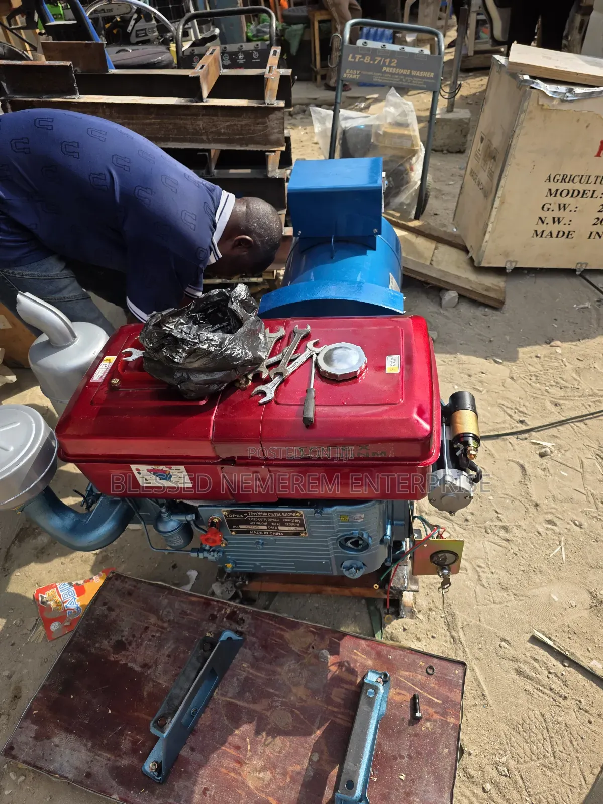 {35kva}Topex Basic Diesel Generator With 1130 Engine 100%Copper Coil