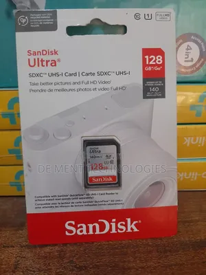 Sandisk 128gb Ultra Sd Card for Camera