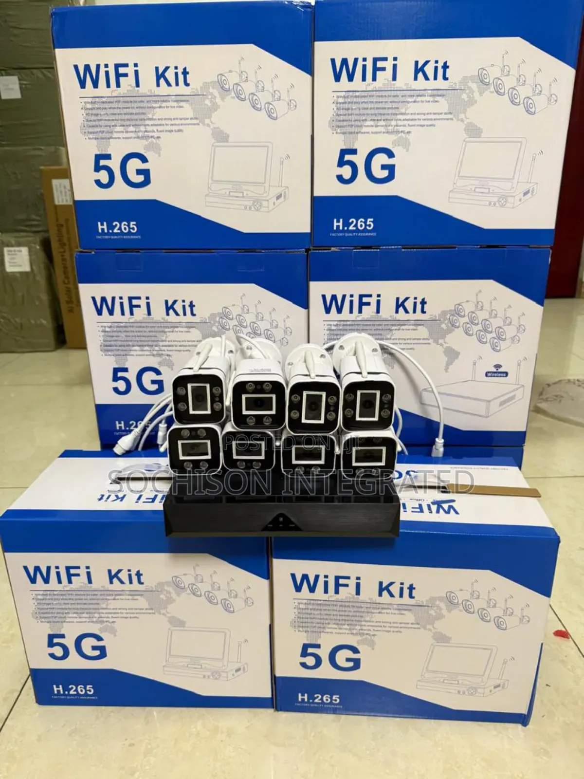 4 Channel Wireless NVR Wifi Camera CCTV Kit