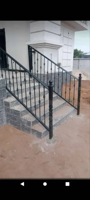 Simple Design Wrought Iron Hand Rail