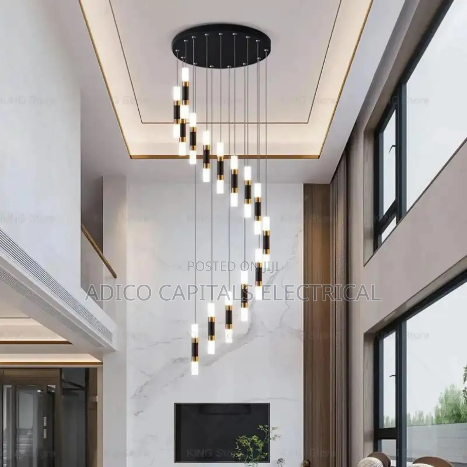 Staircase Drop Lights
