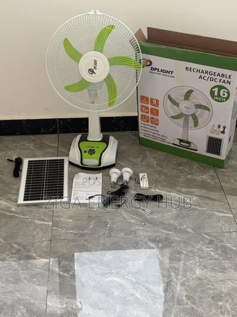Solar Rechargeable Fan