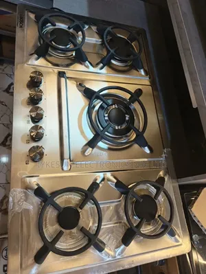 Original Bosch Built-in Stainless Steel 5 Burners Gas Cooker Hob 90cm