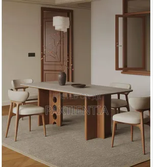 6-seater Marble Elegant Spacious Dining Set