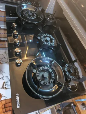 Original Bosch Built-in Flips Up Very Sweet Burners Gas Cooker Hob