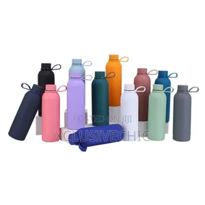 Versatile Insulated Matted Thermos Water Bottle With Handle