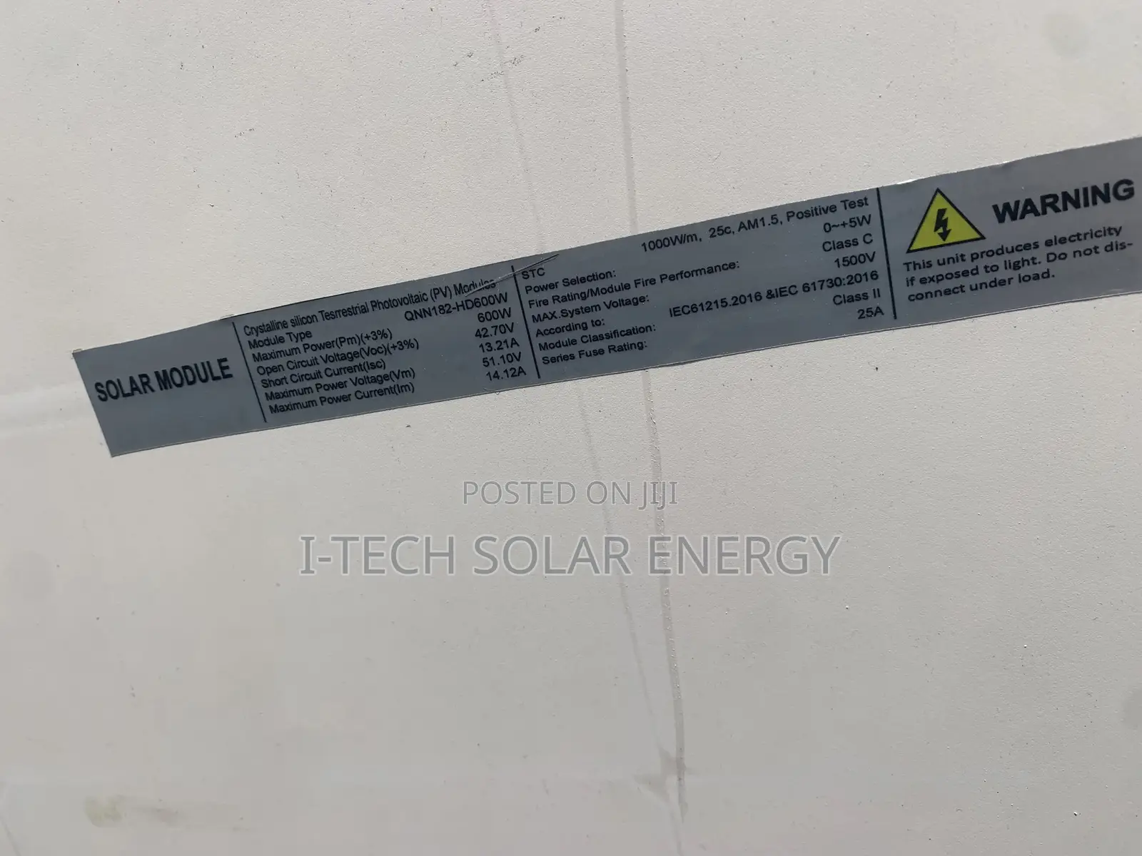 600watts Biefecial Solar Module