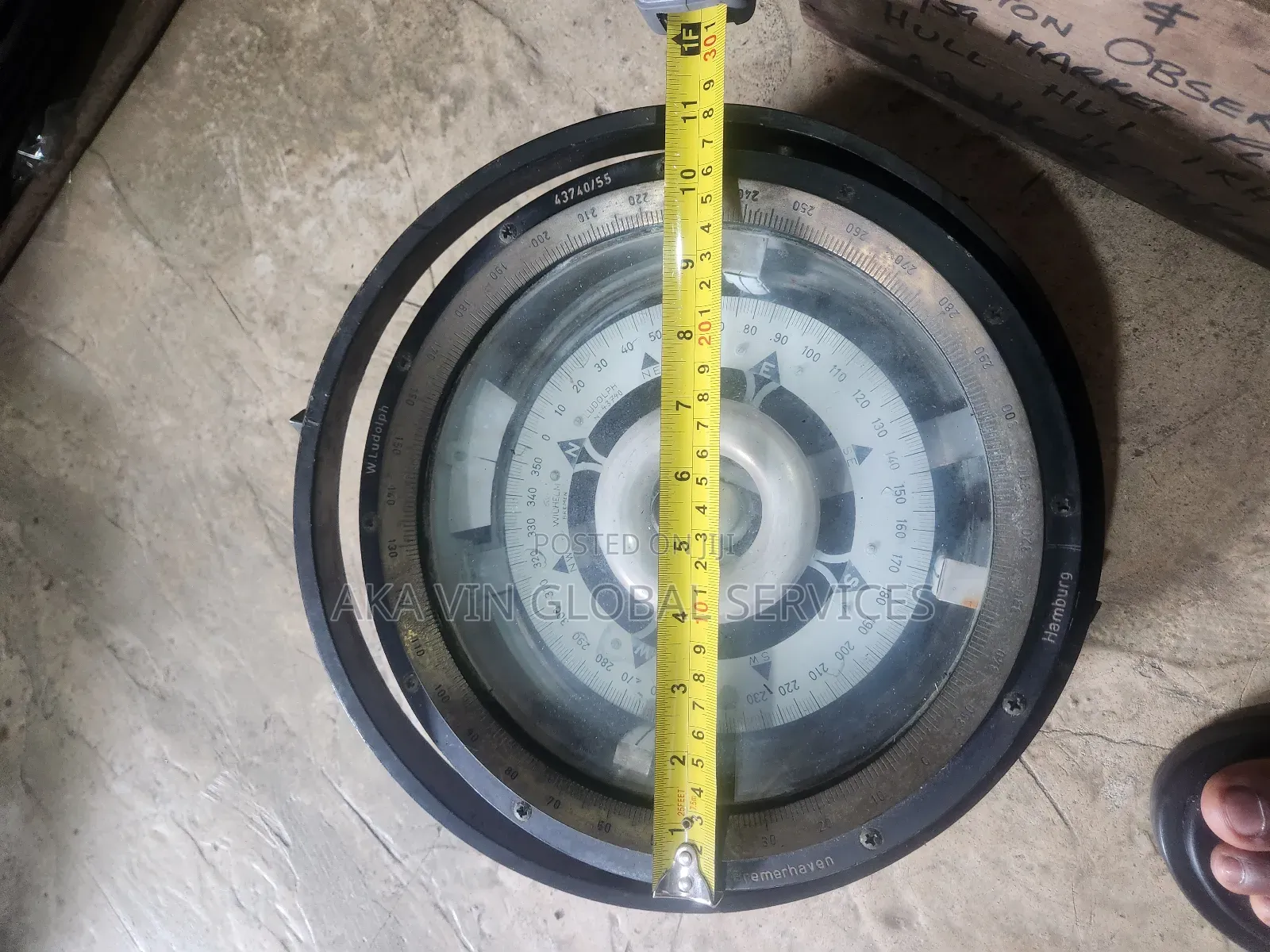 Magnetic Compass Type M55 W.Ludolph Germany