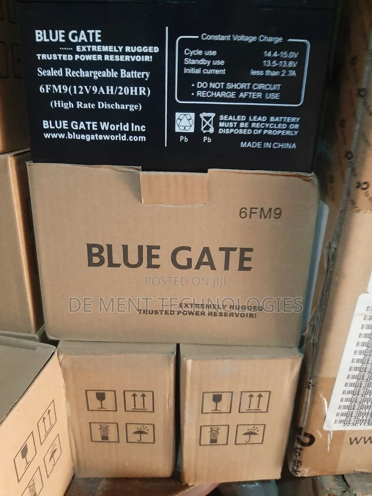 Bluegate 12v9ah Ups Battery