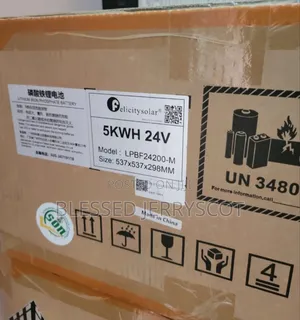 Felicity 5kwh 24v Lithium-Ion Inverter Solar Batteries in Stock.