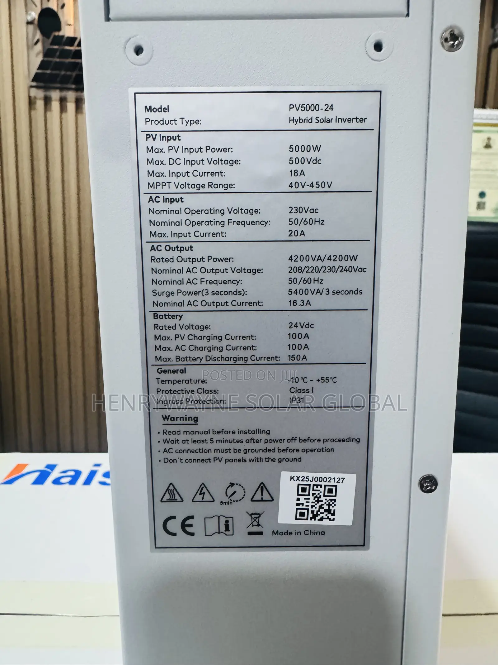 5kva Hausic Hybrid