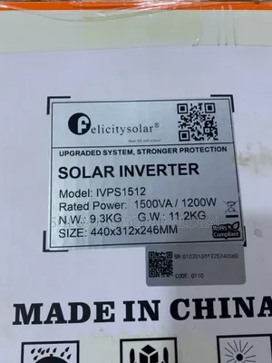 1.5kva 12v Felicity Solar Inverter Non Hybrid