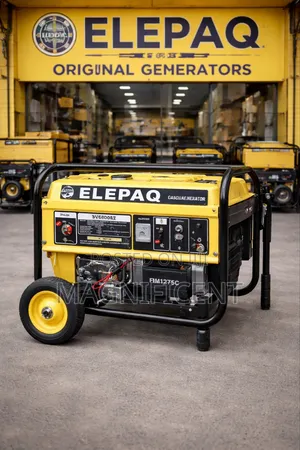 Original 4.5 Kva Elepaq Sv6800e2 Generator –Front View at Elepaq Shop