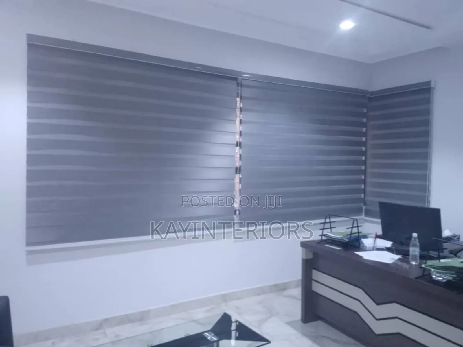 Gray Turkish Day and Night Blinds