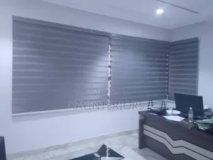 Gray Turkish Day and Night Blinds