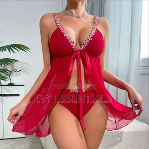 Sexy Nightie, Short Nightgown, Quality Nighwear With Pant