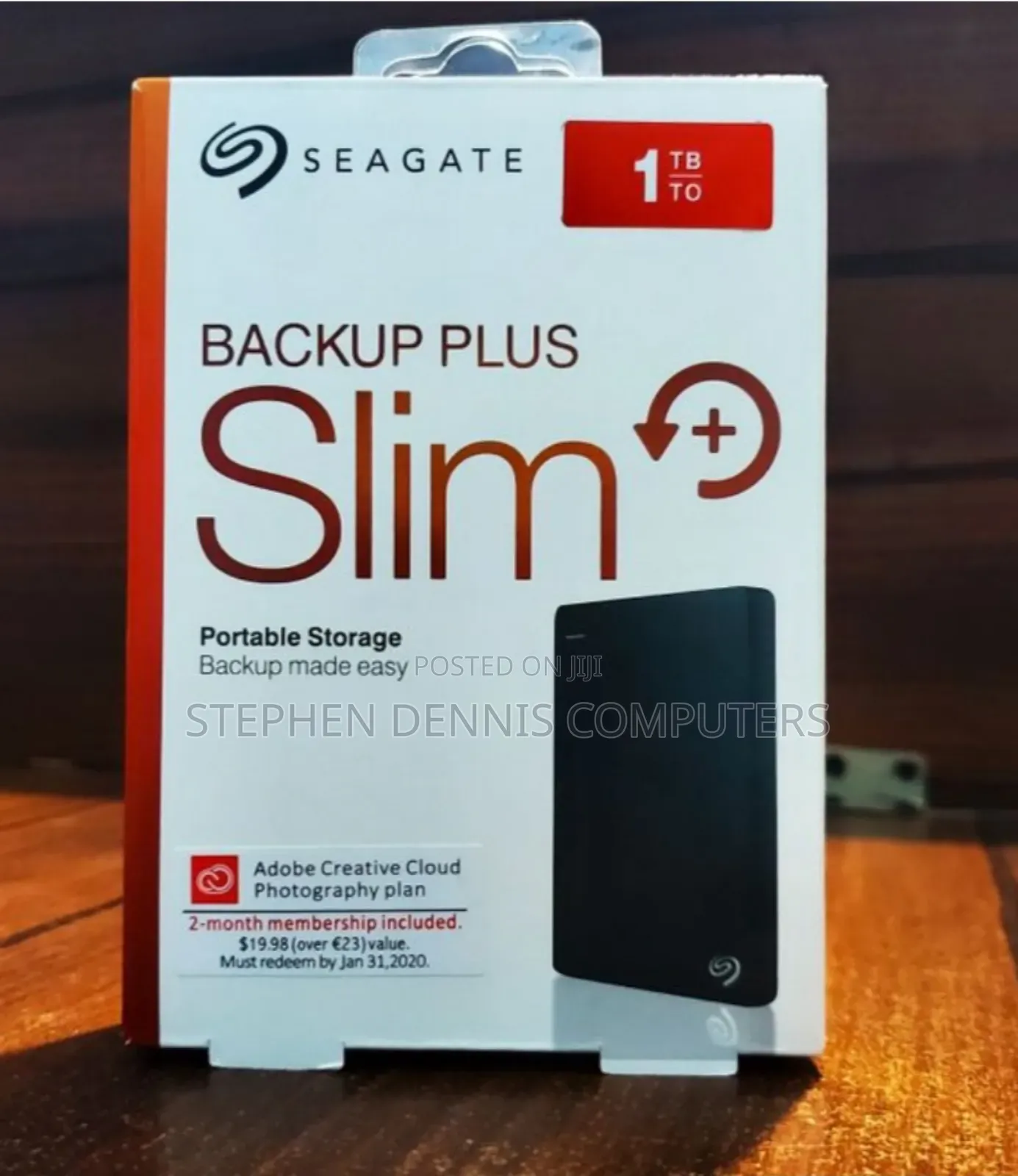 Seagate Backup Plus Slim 1tb Portable External Hard Drive