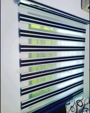 Black and White Window Blinds