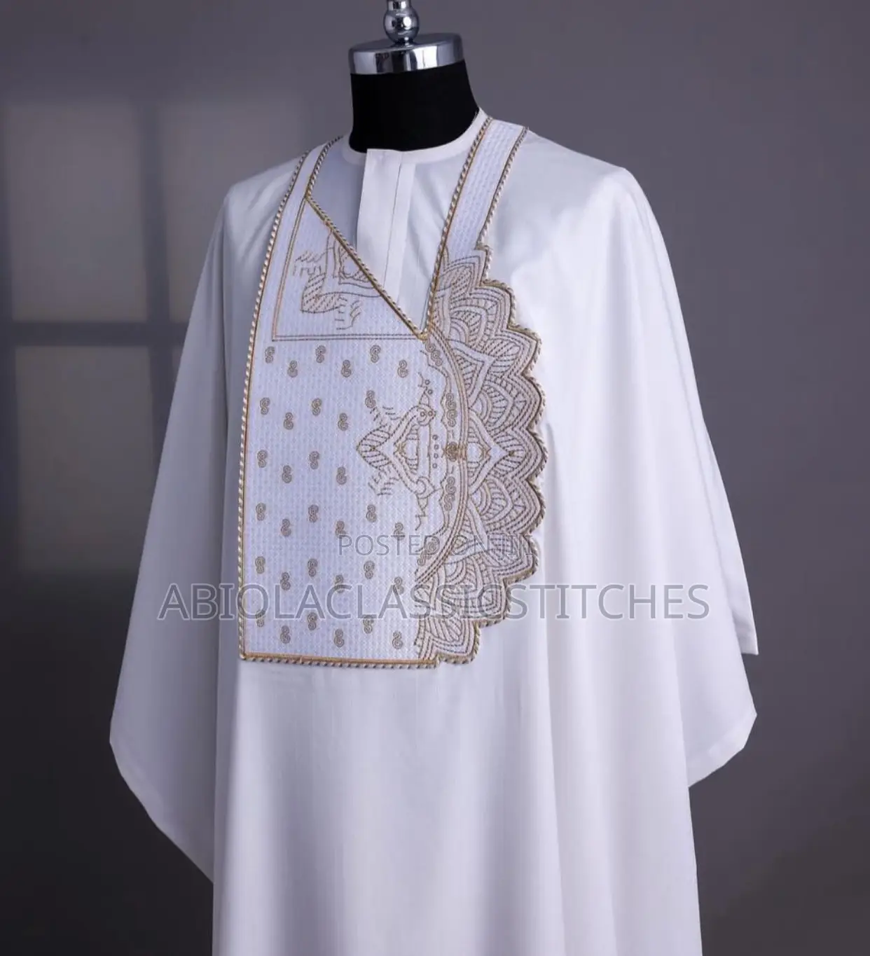 Men Agbada Monogram