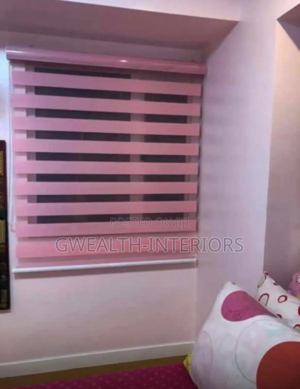 Pink Turkish Window Blinds