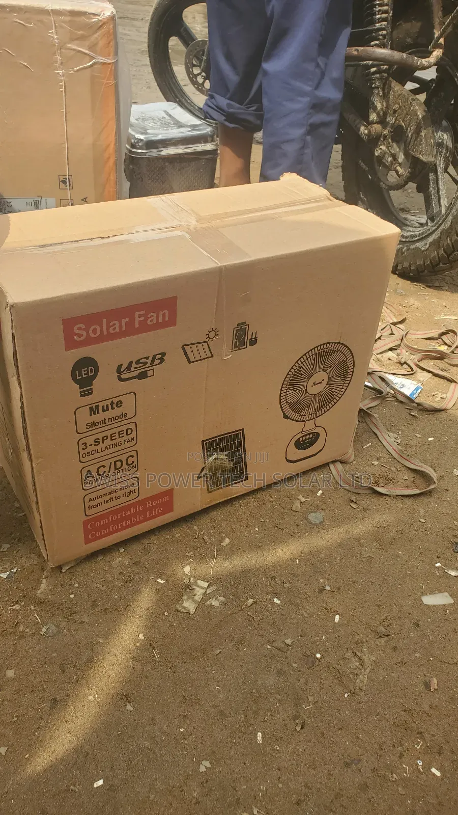Solar Table Fan