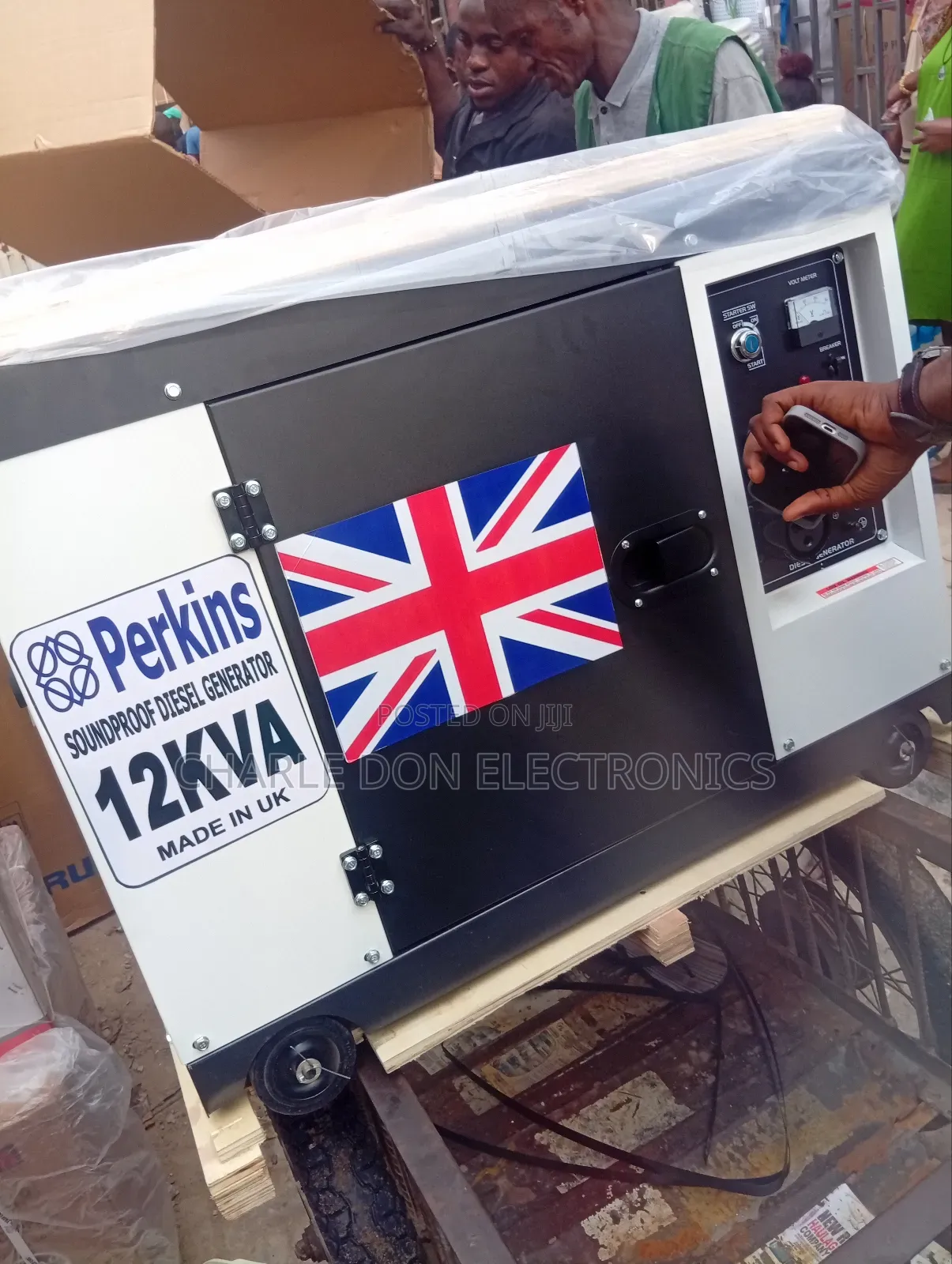 Perkins 12kva Generator – Quiet Operation, Copper Coil