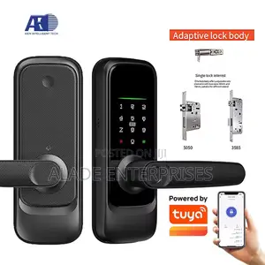 Tuya Wifi Bedroom Smart Door Lock With Fingerprint Electric Door Knob