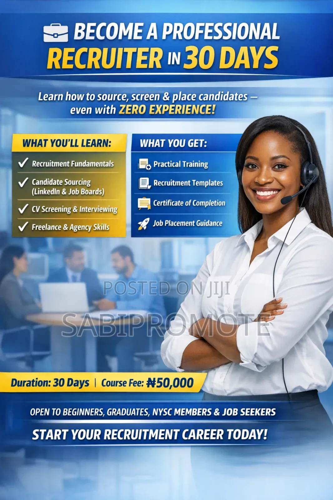 Become a Recruiter in 30days