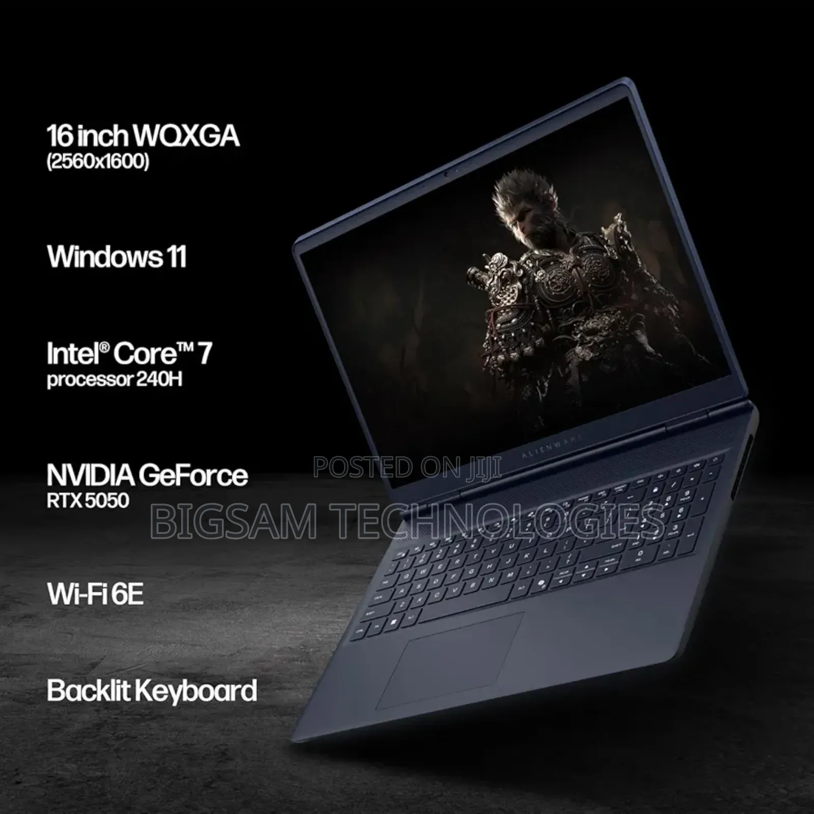 New Laptop Dell Alienware 16 Aurora 32GB Intel Core i7 SSD 1T