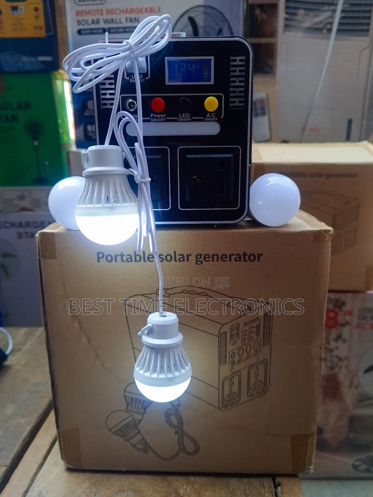 Wolftek 650w Portable Solar Generator Engine