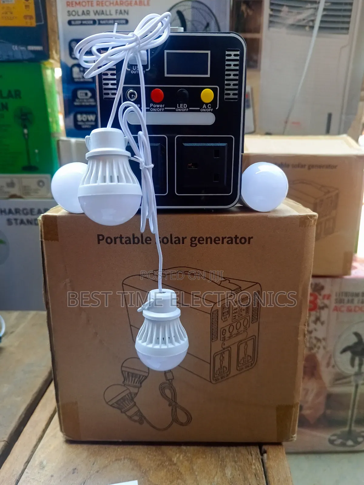 Wolftek 650w Portable Solar Generator Engine