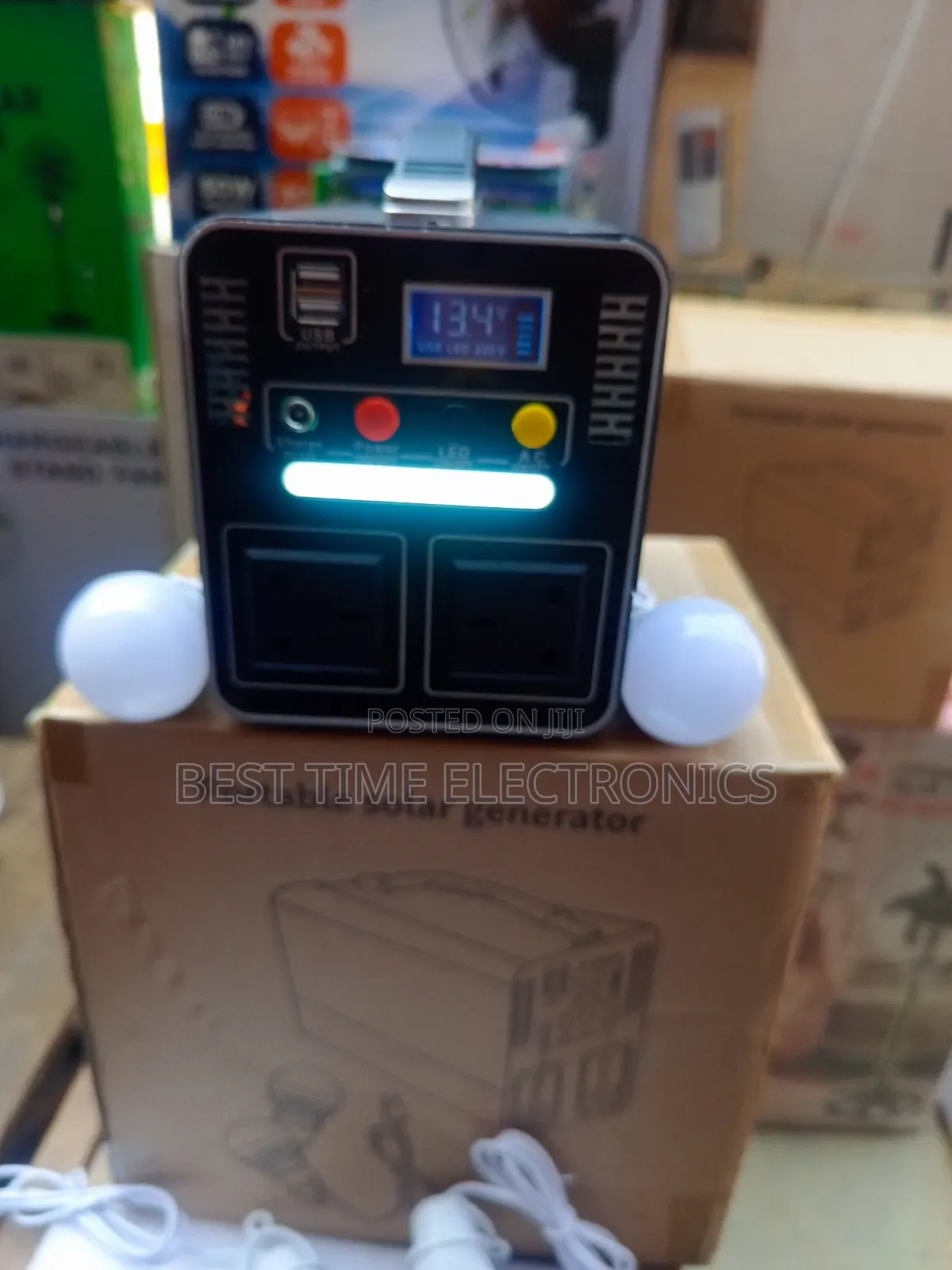 Wolftek 650w Portable Solar Generator Engine