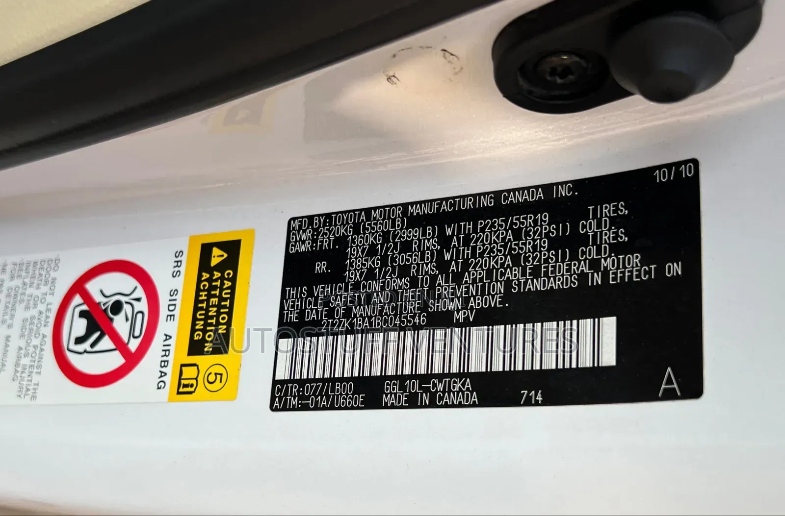 Lexus RX 350 2011 White