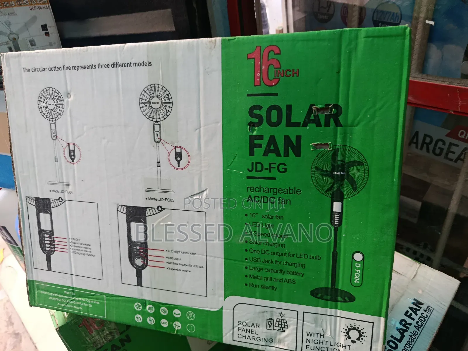 Jd-Fg Solar Fan