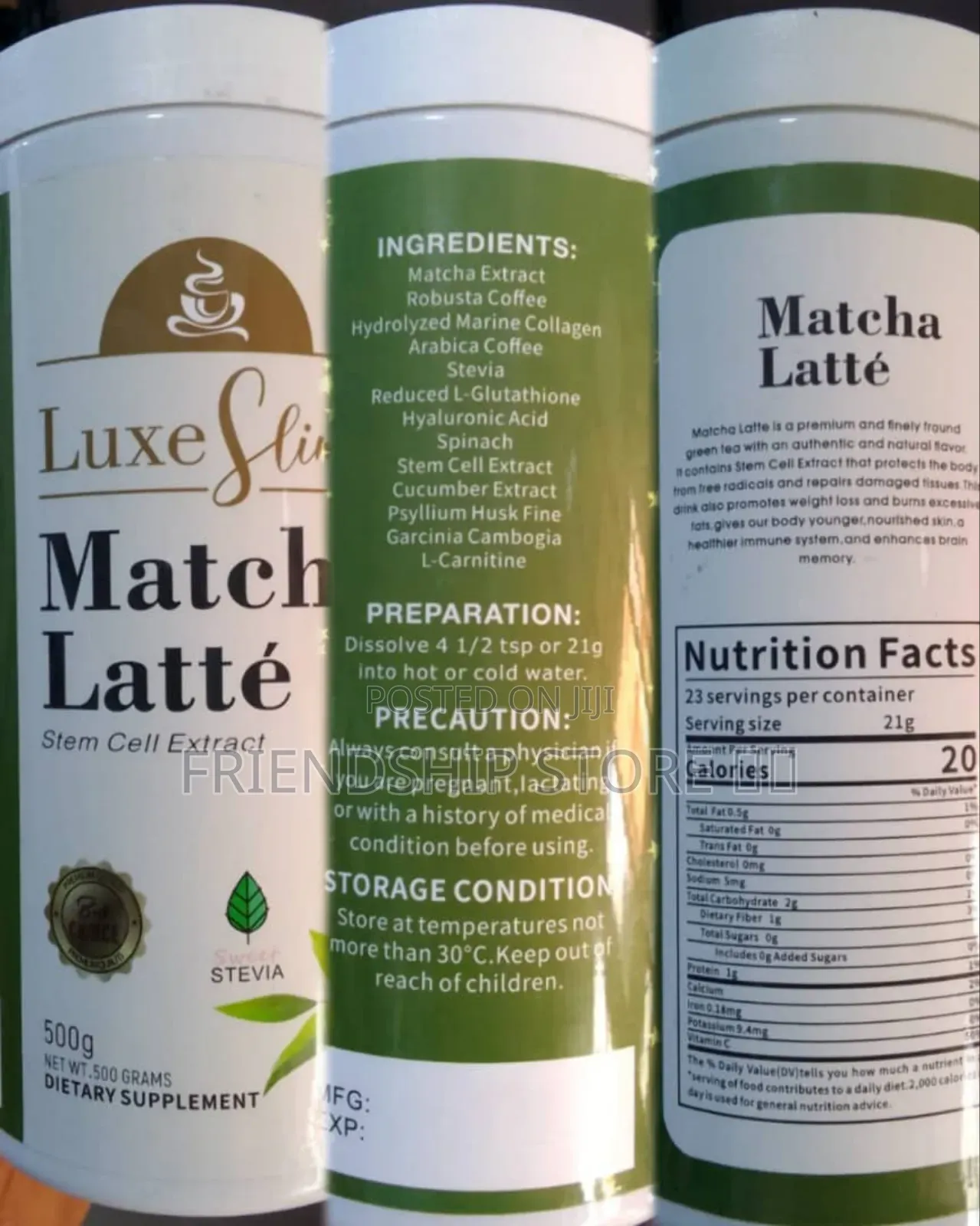 Matcha Latte Stem Cell Extract