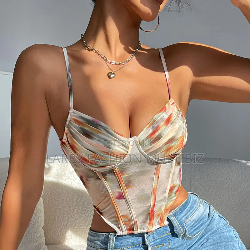 Ruffle Hand Crop Top