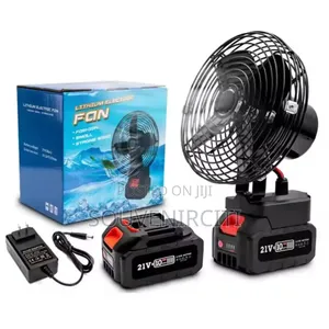 Rechargeable Lithium Battery Tabletop Fan