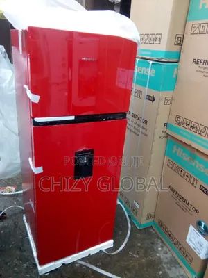Hisense Red Refrigerator With a Year Warranty Safe Delivery