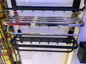 Square Black Stainless Multiple Tower Hanger