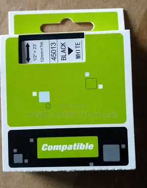 Black and White Brother Tape 12mm