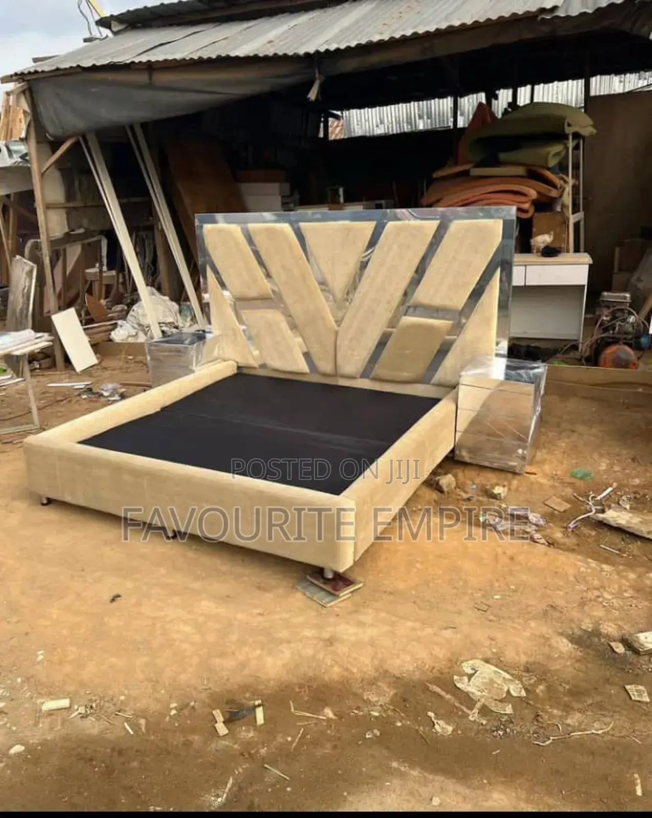 Neatly Made Bedframe