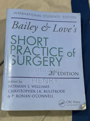 Used Bailey Love Short Practice of Surgery Textbook–Good Condition