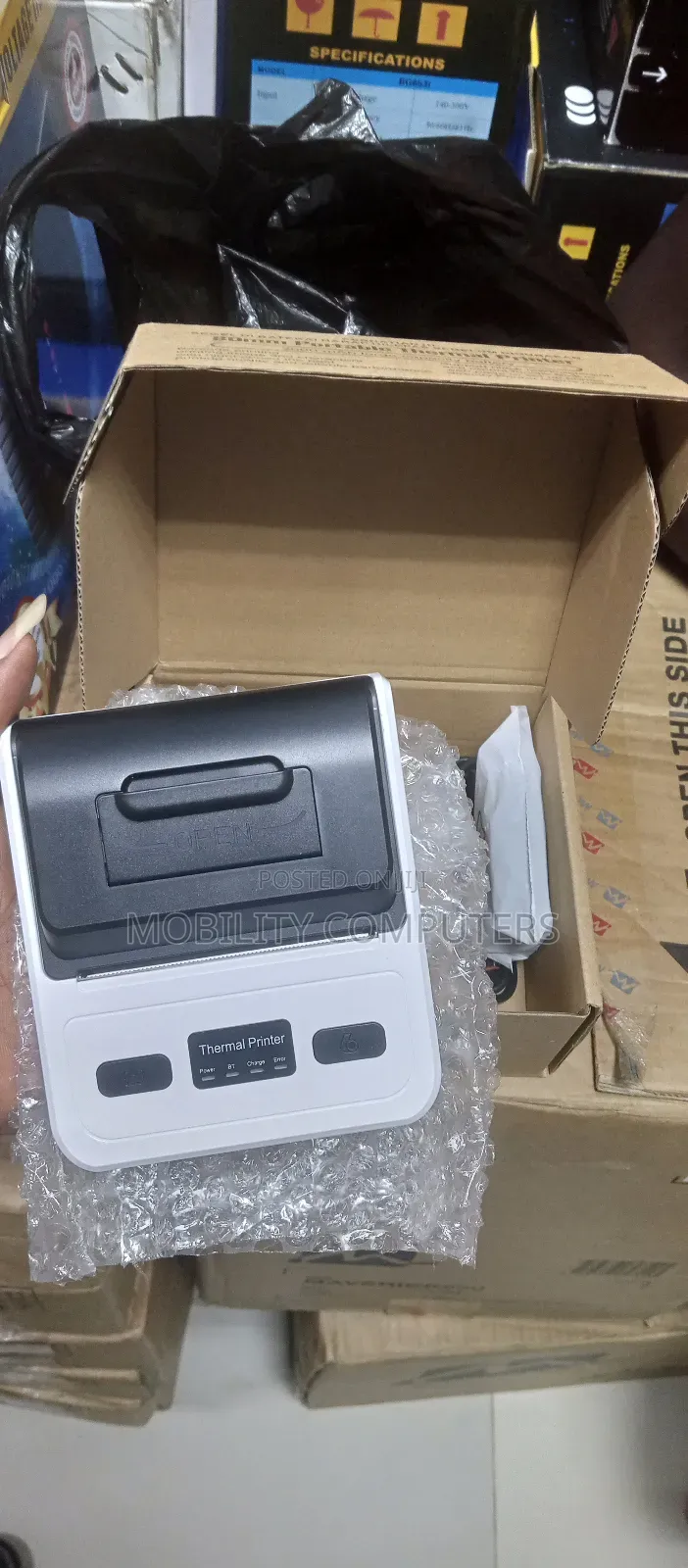 80mm Portable Mobile Thermal Printer Bluetooth for Receipt