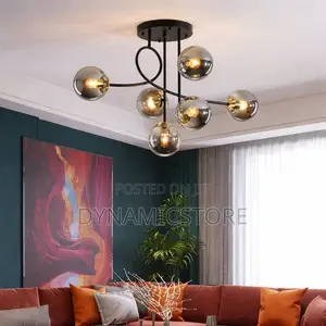 Elegant Dropping Light With 6 Glasses