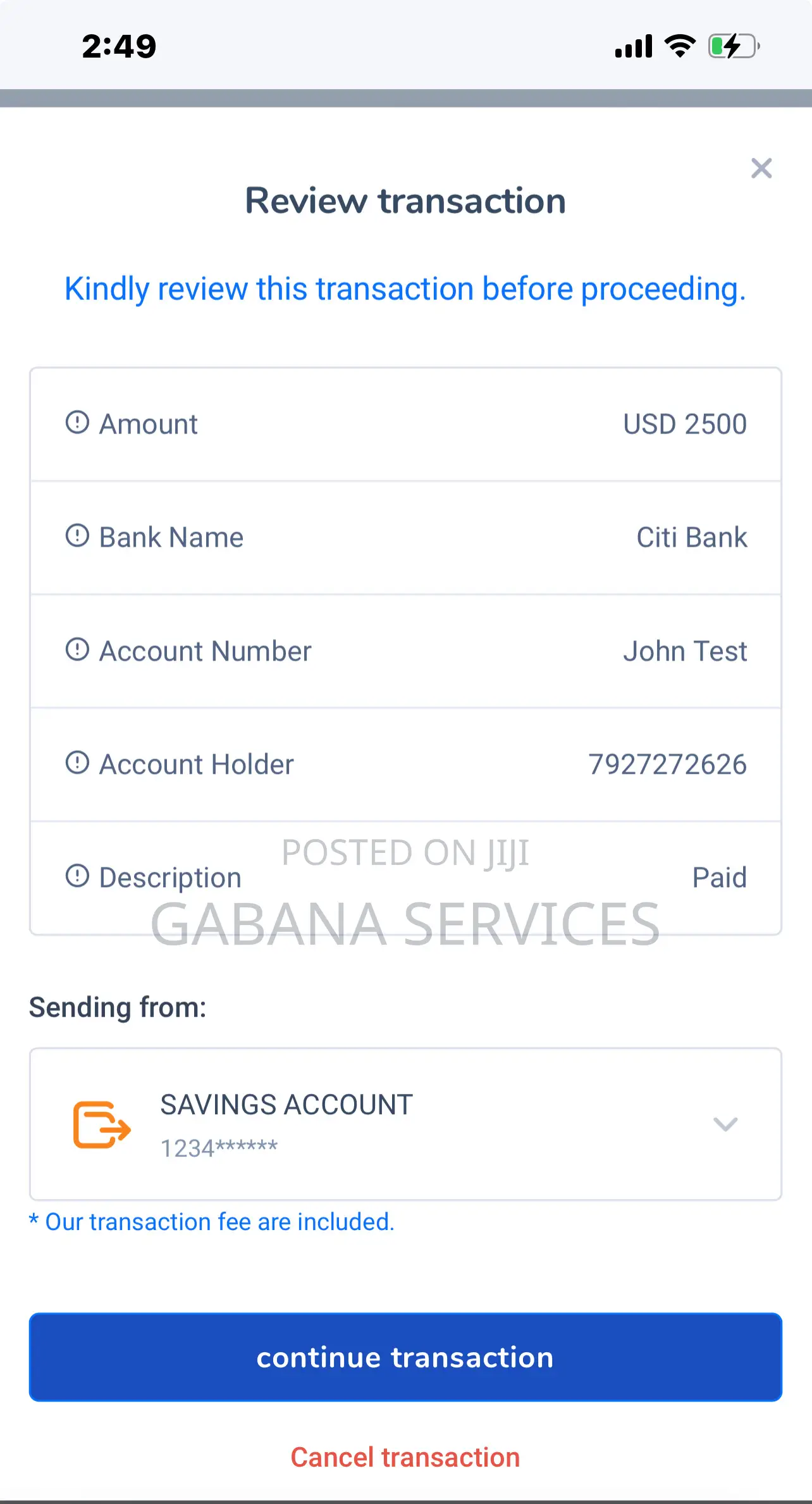 Online Banking Website