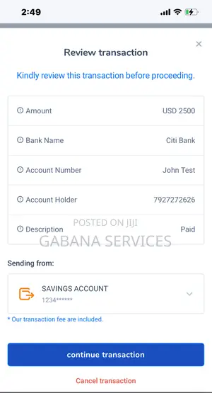 Online Banking Website