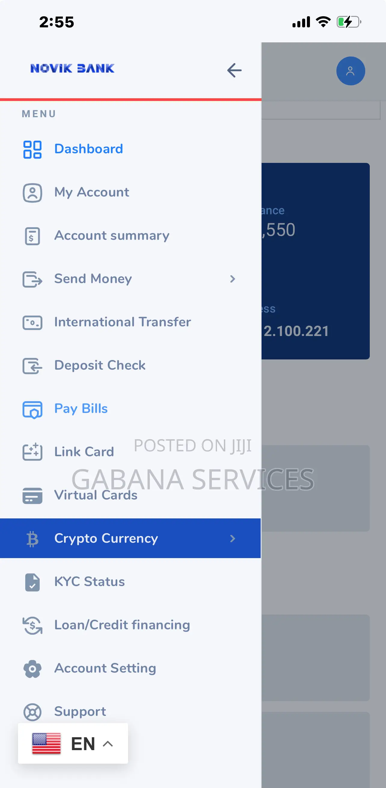 Online Banking Website