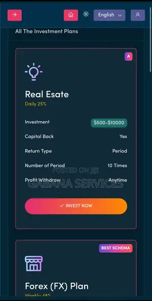 Broker Investment Website