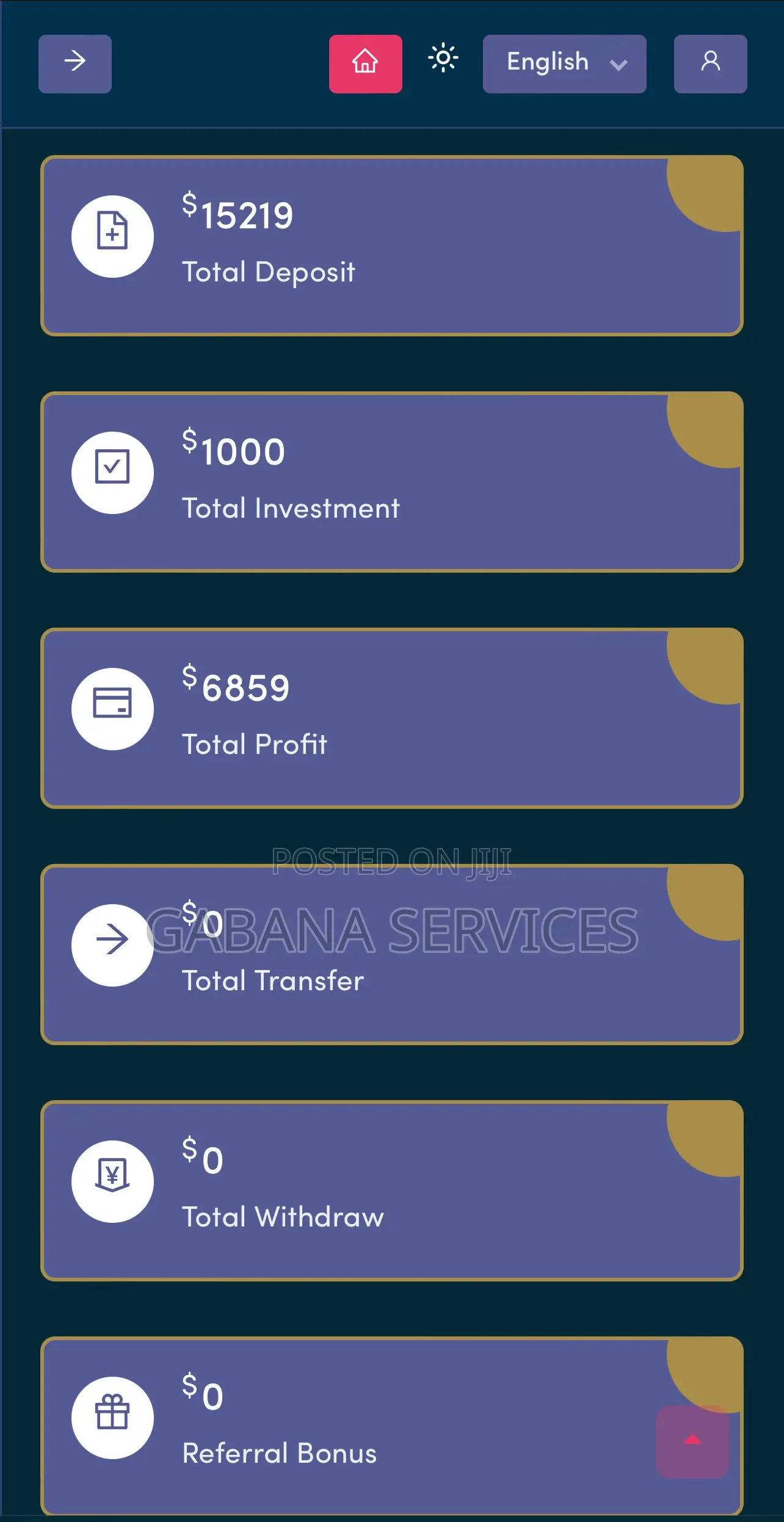 Broker Investment Website