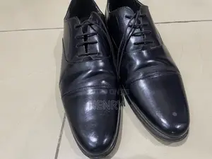 Original Asos Black Leather Corporate Shoes – Size 45/46